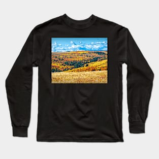 Fall foothill illustration. Long Sleeve T-Shirt